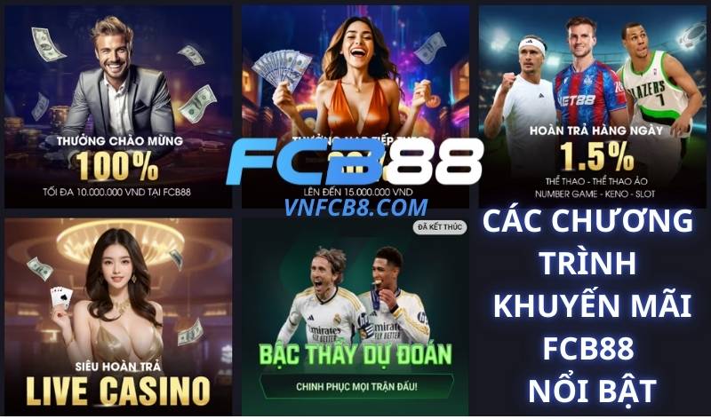 Các Chương Trình Khuyến Mãi FCB88 Nổi Bật